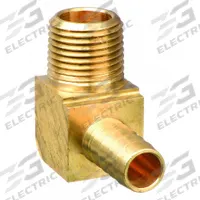 PARKER Barbed Hose Fitting: For 1/2 in Hose I.D., Hose Barb x NPT, 1/2 in x 1/2 in Fitting Size (MPN 129HB-8-8). Key specifications — Fitting Connection Type: Hose Barb x NPT; Fitting Gender: Male x Male; Nipple Grip Type: No Knurl; Brand: PARKER.