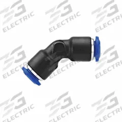 AIGNEP Swift Fit Push To Connect Fitting: 5/32 in OD x 5/32 in OD Size, Nylon, 29 mm Overall Lg (MPN 85180-53). Key specifications — Brand: AIGNEP; Color: Black/Blue.