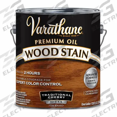 VARATHANE Wood Stain: Wood Stain, Interior, Oil, 1 gal Container Size, Wood, Flat - Wood Stains