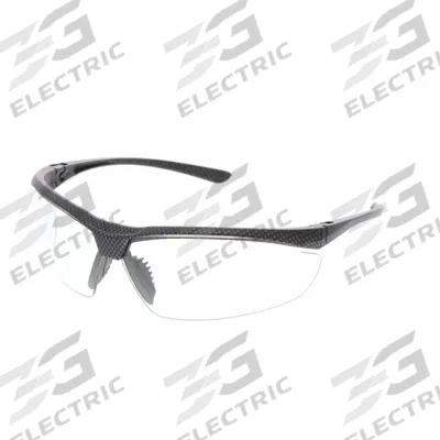 MCR SAFETY Safety Glasses: Clear Lens, Half-Frame, Anti-Fog/Photochromic, Carbon Fiber Frame - Photochromic Comfort-Fit Safety Glasses