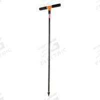 AMS Extendible Tile Probe: Extendible, Stainless Steel, Threaded, 5/8 in Overall Dia (MPN 403.09). Key specifications — Brand: AMS; Product Type: Extendible Tile Probe; Probe Type: Extendible; Connection Type: Threaded; Material: Stainless Steel; Includes: Base Extension (3 ft or 4 ft Option).