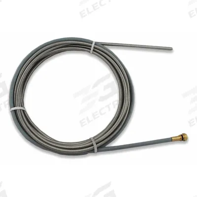 BERNARD Liner: 3/32 in x 15 ft, Steel - Liners for Bernard, Miller & Hobart MIG Guns