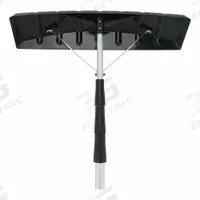 WESTWARD Snow Roof Rake: Telescoping, Aluminum, 16 ft Handle Lg, 24 13/16 in Blade Lg, Plastic (MPN 12U486). Key specifications — Handle Type: Telescoping; Brand: WESTWARD; Weight: 4.2 lb.