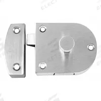 ROCKWOOD Secret Latch: Gate Latch, Concealed Button, 5/8 in Bolt Head Dia, Cast Brass, Silver, Matte (MPN 602.26D). Key specifications — Brand: ROCKWOOD; Color: Silver; Finish: Matte; Latch Type: Concealed Button; Hardware Included: Yes; Material: Cast Brass; Product Type: Gate Latch.