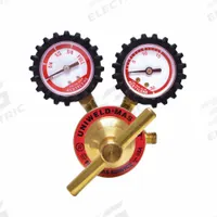 UNIWELD Acetylene Regulator: Single Stage, CGA 200 Inlet, 3/8"-24 M LH Outlet, 15 psig, Acetylene (MPN RSMC2). Key specifications — Brand: UNIWELD; Manufacturer Part Number: RSMC2; Diaphragm Material: Neoprene; Outlet Connection: 3/8"-24 M LH; Inlet Connection: CGA 200.