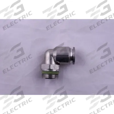 AIGNEP USA Push-Fit Elbow Fitting: 8 mm OD x 1/4 in Pipe Size - Stainless Steel Tube Fittings