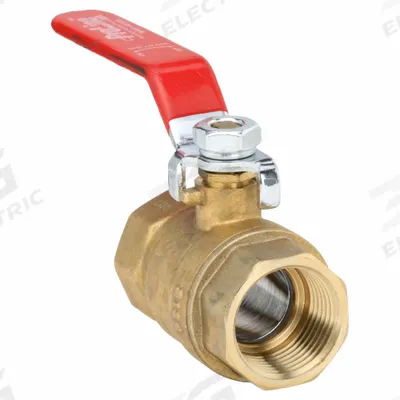 APPROVED VENDOR Manual Two-Way Ball Valve: 3/4 in, Brass, Straight, FIP x FIP - Brass Ball Valves