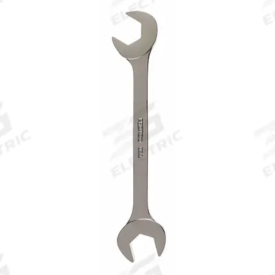PROTO Open End Wrench: Alloy Steel, Chrome, 15 mm Head Size, 5 15/16 in Overall Lg - Metric, Double End, Open End Wrenches