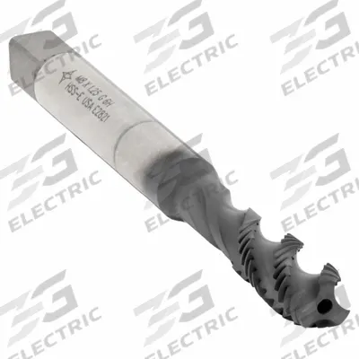 CLEVELAND Spiral Flute Tap: M8x1.25 Metric, 6H, 3 Flute, Semi-Bottoming Chamfer (MPN C98041) - Spiral-Flute Taps for Steel & Stainless Steel