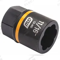 GEARWRENCH Bolt Extractor: 11/16 in Socket Size, 7-Point, Std, Black Oxide, Not Tether Capable (MPN 84774). Key specifications — attr1204113: Standard; attr1204115: GEARWRENCH; attr1204121: 11/16 in; attr1204116: Not Tether Capable; attr1204118: Black Oxide.
