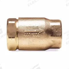 APOLLO Check Valve: Ball, Inline Valve Body, Bronze, 1/2 in Pipe Size, Press x Press, 406°F, Brass (MPN 6110301PR). Key specifications — Ball Material: RPTFE; Brand: APOLLO.