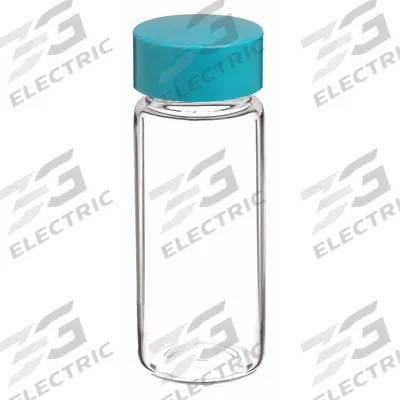 QORPAK Vial with Cap: 22 mL, Includes Closure, Thermoset, 27.25 mm Body Dia, Square - Glass Sample Vials