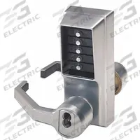 SIMPLEX Mechanical Push Button Lockset: ADA Compliant, Chrome (MPN LL1021R-26D-41). Key specifications — Product Type: Mechanical Push Button Lockset; Manufacturer Part Number: LL1021R-26D-41; Key Override Options: LFIC Sargent core not included.