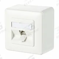 METZ CONNECT Wall Outlet: AP, GD-Zn (Zinc Die-Cast), IDC Connection x RJ45, 180° Mounting Angle (MPN 130B11D10002-E). Key specifications — Housing Material: GD-Zn (Zinc Die-Cast); Mounting Type: AP; Product Type: Wall Outlet; Connector Color: White; Connection Type: IDC Connection x RJ45.