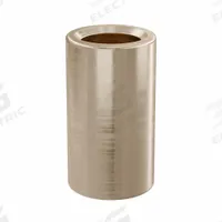 Sleeve Bearing: Bronze, SAE 841, 3/8 in Bore, 9/16 in OD, 1 in Lg, 50,000 lb/sq in-fpm Max PV, 10 PK (MPN AA516-08B). Key specifications — System of Measurement: Inch; Material Grade: SAE 841; Brand: OILITE.