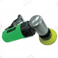 SPEEDAIRE Air Disc Sander: 2 in Pad, Hook and Loop, Light Duty, 0.2 hp, 13 cfm, Right Angle Grip (MPN 10D233). Key specifications — attr1320237: SPEEDAIRE; attr1320246: Rear.