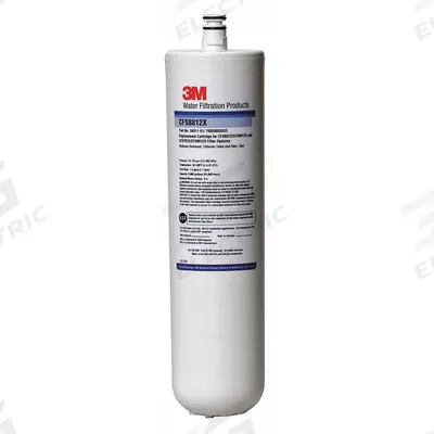 3M WATER FILTRATION PRODUCTS Quick-Connect Water Filter: 0.5 micron, 1.5 gpm - Quick-Connect Drinking Fountain & Beverage Machine Water Filters