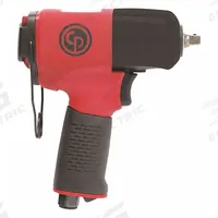 CHICAGO PNEUMATIC Air Impact Wrench: Compact, 3/8 in Drive, Pistol-Grip, Square, Std, Pin Detent (MPN CP8222-P). Key specifications — attr1321013: NPT; attr1321019: Compact; attr1321030: CHICAGO PNEUMATIC; attr1321012: Standard; attr1321025: Square.