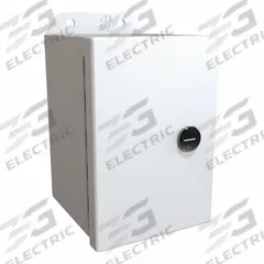 HAMMOND Electrical Enclosure: Steel, 6 in x 4 in x 4 in, NEMA 12/13/3R/4, w/Panel, Solid Cover, IP66 (MPN EJ644LG). Key specifications — Closure Method: Latches; Brand: HAMMOND; Knockouts: Not Included.