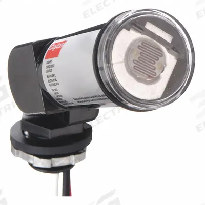 Dayton Photocontrol: Flush In-Post Photocell Mounting, 1/2 in Stem Dia, SPST - Adjustable Stem-Mounted Photocells with Swivel Arms