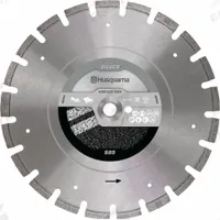HUSQVARNA Diamond Saw Blade: Asphalt, 14 in Blade Dia., Wet/Dry, For Power Cutter, Better, 10 PK (MPN 531312402). Key specifications — attr1097734: Wet/Dry; attr1097738: Power Cutter; attr1097751: HUSQVARNA.