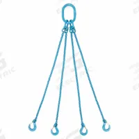 PEWAG Chain Sling: 9/32 in Chain Trade Size, 120 Chain Grade, Steel, Fixed, 5 ft Sling Lg, Blue (MPN 7G120QOS/5). Key specifications — Brand: PEWAG.