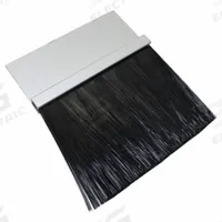 AMERICAN GARAGE DOOR SUPPLY Brush Seal: Straight, Polypropylene, 3 in Brush Lg, 1 1/2 in Holder Lg (MPN BPS153-94). Key specifications — Brush Material: Polypropylene; Includes: Galvanized Self-Drilling Mounting Screws; Width Type: Single; Brand: AMERICAN GARAGE DOOR SUPPLY.