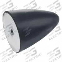 JW WINCO Vibration-Isolating Mount: Conical, Natural Rubber, Female x Non-Threaded Style (MPN 453.2-32-38-5/16-55). Key specifications — Isolator Body Material: Natural Rubber.