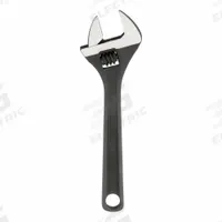 PROTO Adjustable Wrench: Alloy Steel, Black Oxide, 8 5/32 in Overall Lg, 1 7/32 in Jaw Capacity (MPN J708SLA). Key specifications — attr309359: Black Oxide; attr324924: PROTO; attr309358: Alloy Steel.