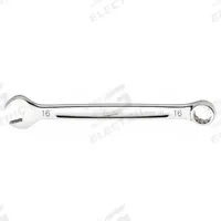 MILWAUKEE Combination Wrench: Chrome Vanadium Steel, Chrome, 16 mm Head Size, 8 1/4 in Overall Lg (MPN 45-96-9516). Key specifications — attr309539: 16 mm; attr309567: Yes; attr324930: MILWAUKEE.