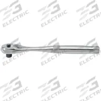 PROTO Hand Ratchet: Pear, Reversible, 15 in Overall Lg, Chrome, 8° Min Arc Swing, 1/2 in Drive Size (MPN J5450XLQR). Key specifications — attr1205598: Reversible; attr1205605: Quick-Release Included; attr1205626: Chrome; attr1228094: Proto; attr1205607: Pear; attr1205624: PROTO.
