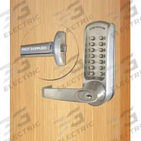CODELOCKS Mechanical Push Button Lockset: ADA Compliant, Stainless Steel (MPN CL600PK-BS). Key specifications — Product Type: Mechanical Push Button Lockset; Manufacturer Part Number: CL600PK-BS; Key Override Options: None.