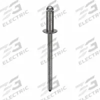 Blind Rivet,1 7/16 in L,1/8 in dia,PK500: Inch, 1 7/16 in Overall Lg, 11/32 in Body Lg, Dome, 500 PK (MPN U34130.012.0043). Key specifications — Brand: APPROVED VENDOR.