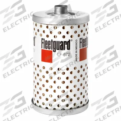 FLEETGUARD Automotive Oil Filter: 5 13/16 in Overall Ht, 13 3/8 in Overall Lg - Cartridge Oil Filters