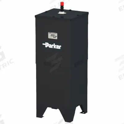Parker Reservoir Isolator: 5 gal Nominal Capacity, SAE #16 Port Size, 12.9 in Overall Wd - Hydraulic Tank Isolators