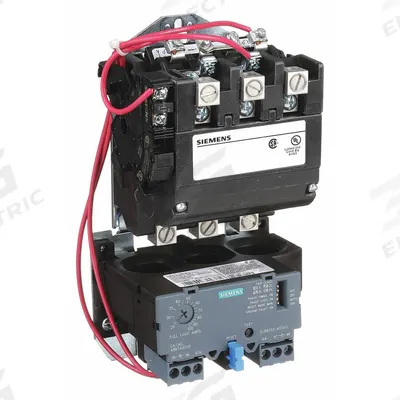 Siemens Magnetic Motor Starter: Non-Reversing, 3 Poles, NEMA Size 2, 45 A - Non-Reversing Starters with Electronic Overloads