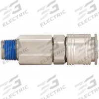 SPEEDAIRE Quick Connect Hose Coupling: 1/4 in Body Size, 3/8 in Hose Fitting Size, Push-to-Connect (MPN 30E542). Key specifications — Thread Size: 3/8"-18; Coupling Locking Type: Push-to-Connect; Brand: SPEEDAIRE.