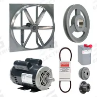 Exhaust/Supply Fan: Belt Drive, 30 in Blade, 2 hp, Open Dripproof, 115/208-230V AC, 1 ph (MPN 7AR15). Key specifications — Brand: DAYTON; Motor Enclosure: Open Dripproof; Nameplate Voltage: 115/208-230V AC; Enclosure Design: Open Dripproof Motor.