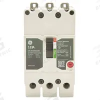 GE Molded Case Circuit Breaker: 35 A Amps, 65kA at 277/480V AC, Fixed, Lug, ABC, Std (MPN TEYL3035B). Key specifications — Series: TEY; Max. AIR Rating: 65kA at 277/480V AC; Instantaneous Trip: Fixed; Terminal Connection: Lug; Phase Connection: ABC.
