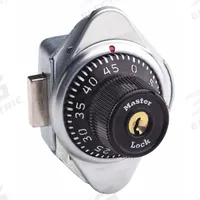MASTER LOCK Locker Lock: Black, Right, 7/32 in Mounting Hole Dia., 9/32 in Latch Bolt Projection (MPN 1670). Key specifications — attr1314045: Manual; attr1314048: Right; attr1314052: Black; attr1314053: Multi-Preset; attr1314056: Specify When Ordered; attr1314075: Yes; attr1314084: MASTER LOCK.