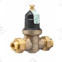 WILKINS Pressure Reducing Valve: FNPT x FNPT, 1/2 in Pipe Size, Cast Bronze, 15 psi to 75 psi (MPN 12-NR3XLDU). Key specifications — Brand: WILKINS; Union Type: Double Union; Low-Lead Compliance: Low-Lead Compliant.