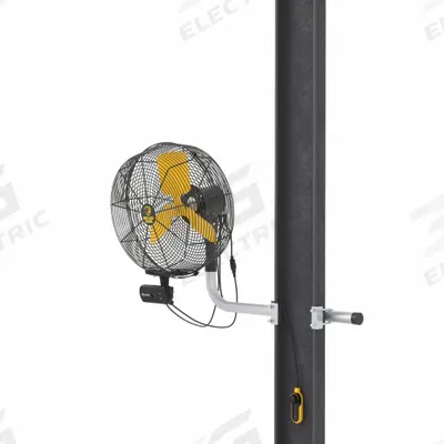 BIG ASS FANS Mounted Fan: 20 1/2 in Blade Dia, 100 to 120V AC, 1/3 hp Motor HP, Wall Mount - Standard Industrial Wall-Mount Fans