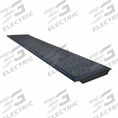 ULTRATECH Railroad Track Pan Full System: Full System, 255 in x 57 5/16 in x 4 1/2 in - Railroad Track Pellet Pans