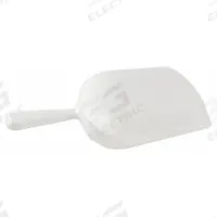 Scoop: Non-Sterile, HDPE, 1 L Capacity - mL, 33 3/4 fl oz Capacity - oz, 35.05 cm Overall Lg, White (MPN 208075-1000). Key specifications — Standards: FDA Grade Material; Color: White; Product Type: Scoop; Brand: APPROVED VENDOR.