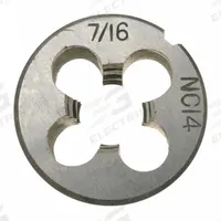 WESTWARD Alloy Steel Die 1" Width, 7/16-14 UNC: CCT1060-109, Die