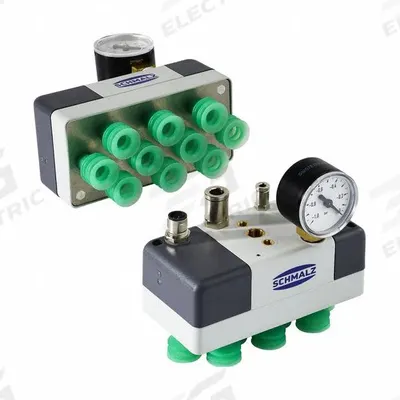 SCHMALZ Large Area Vacuum Gripping System: FQE Xc, 10 Suction Cells, 2 Ejectors - Schmalz FQE Xc Series Gripping Systems