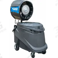 POWER BREEZER Portable Misting Cooler: 65,600 BtuH Cooling Capacity, 70 sq ft to 3,848 sq ft (MPN PB4MAX). Key specifications — Voltage: 110V AC; Brand: POWER BREEZER.