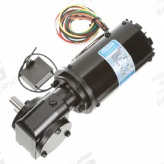 LEESON AC Gearmotor: Right Angle, Single Output Shaft, PSC, TENV, 58 RPM, 40 in-lb Max Torque, 30:1 (MPN M1125082.00). Key specifications — Brand: LEESON; Full Load Current: 0.90/0.45 A.