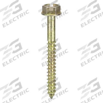 APPROVED VENDOR Concrete Anchor Screw: 1 1/2 in Overall Lg, 5/32 in Dia, Steel, Zinc Yellow - Hex-Head Screw Anchors
