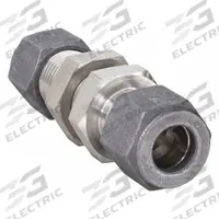 PARKER Compression Fitting Union: 1/4 in OD x 1/4 in OD Fitting Size, Compression x Compression (MPN 4-4 WBZ-SS). Key specifications — Series: CPI(TM); Compatible Fitting Brands: CPI™; Brand: PARKER.